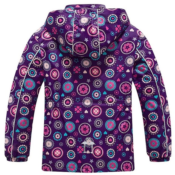 ☔️💙Girls heart rain & waterproof jacket - sz 6T - Picture 4 of 8
